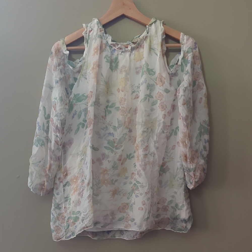 Floral Silk Blouse